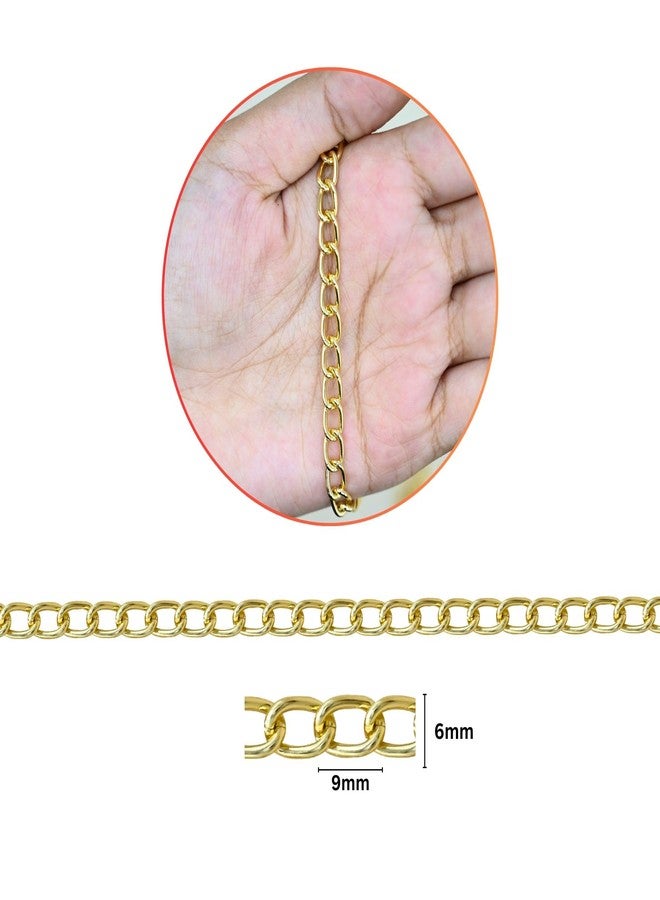 SATRA TRADERS Aluminium Chain Link Chains | Size : 6mm | W 1 Meter Chain | JT-14-43-17 - Image 2